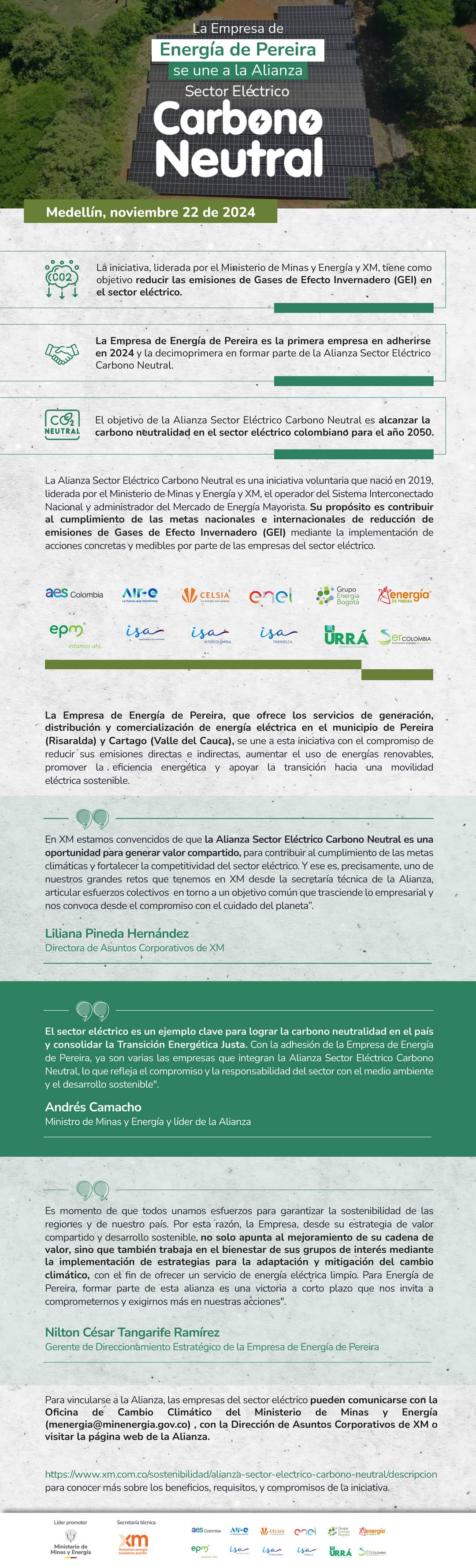 Alianza Sector Eléctrico Carbono Neutral