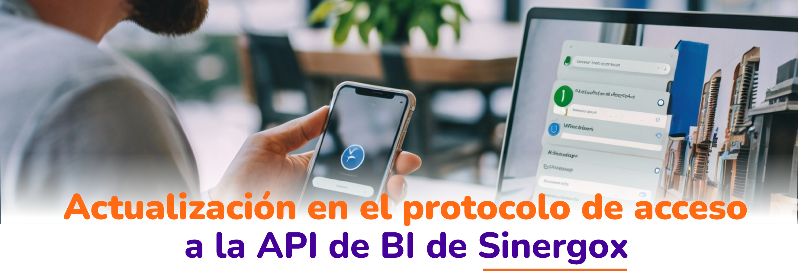 Actualización en el protocolo de acceso a la API de BI de Sinergox
