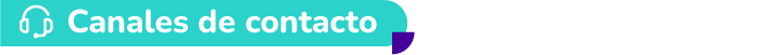 Canales de contacto