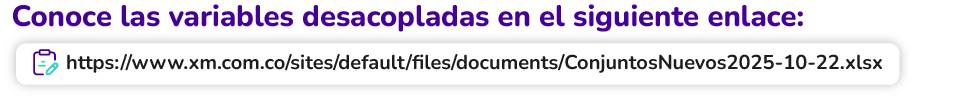 Conoce las variables desacopladas en el siguiente enlace