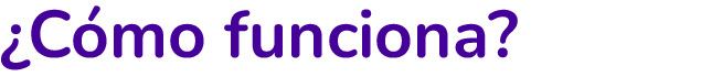 ¿Cómo funciona?