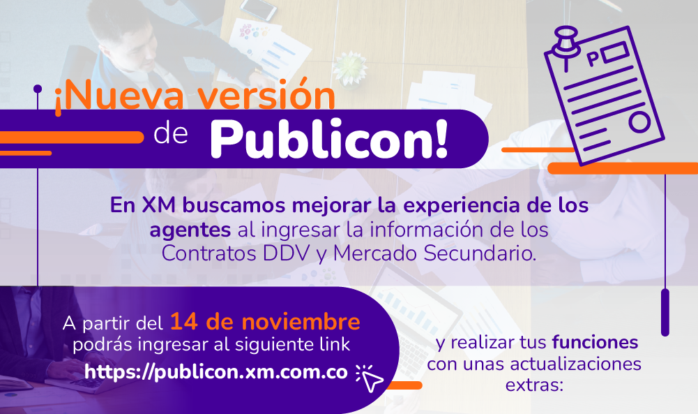Nueva versión aplicativo Publicon