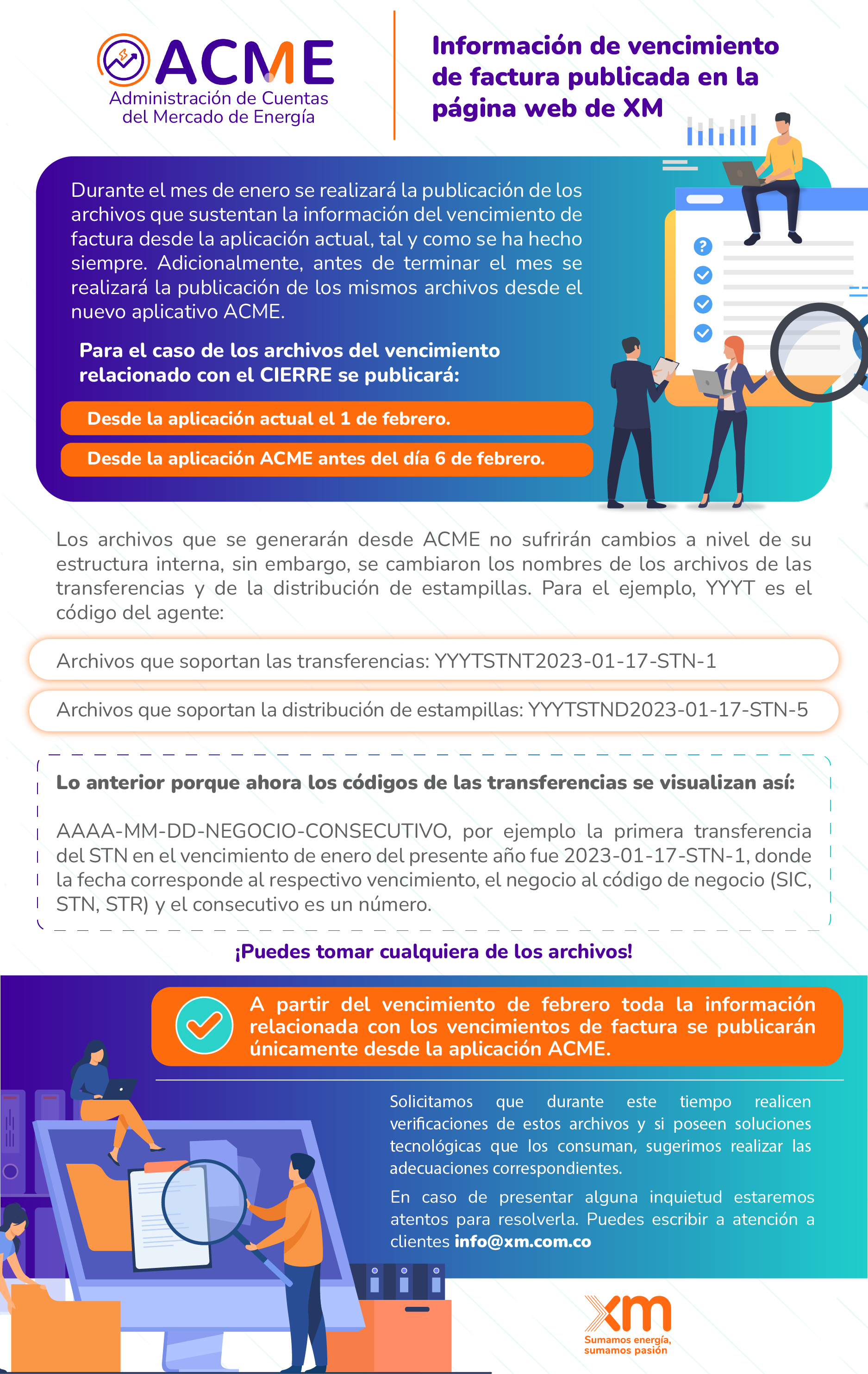 Acme vencimiento facturas