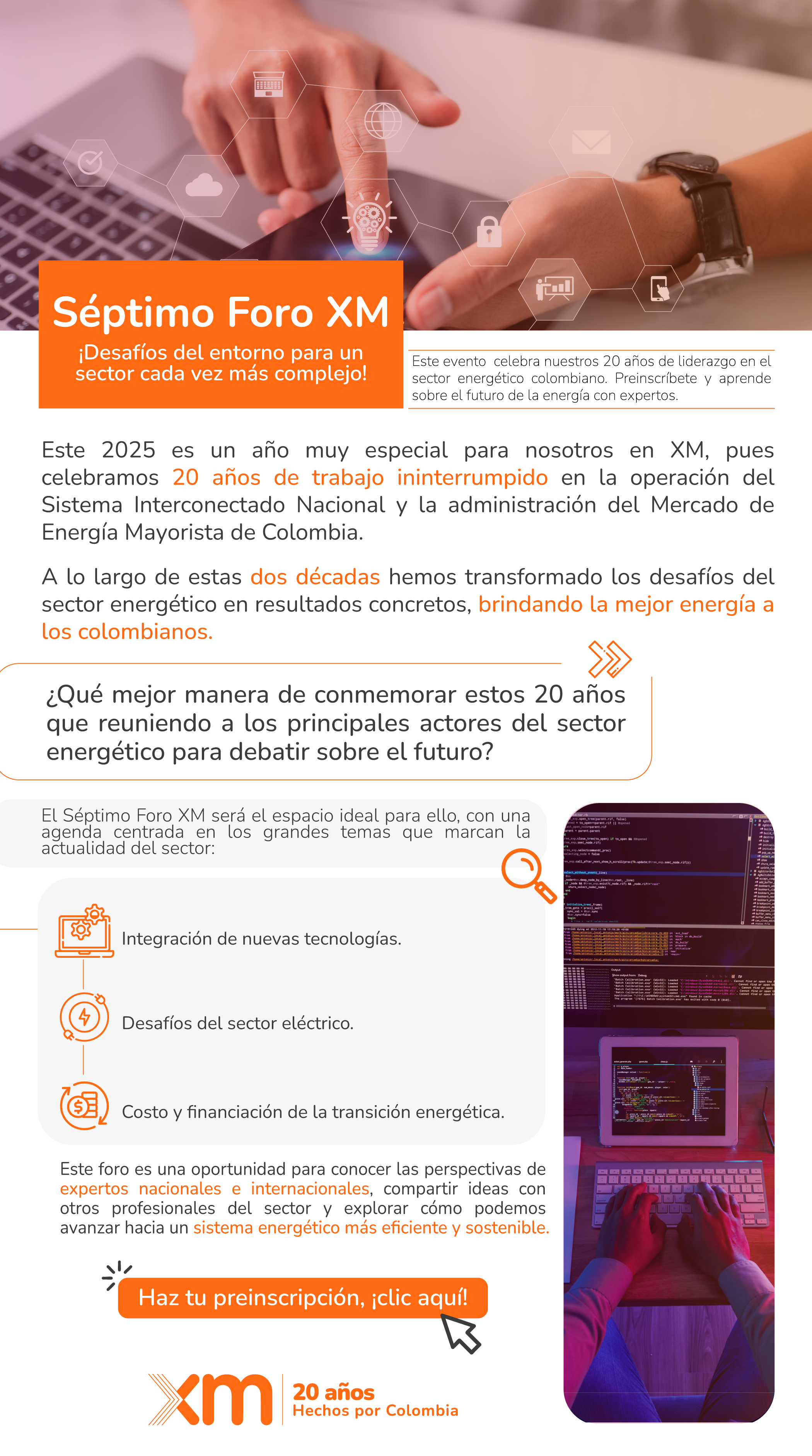 Séptimo Foro XM. ¡Desafíos del entorno para un sector cada vez más complejo!