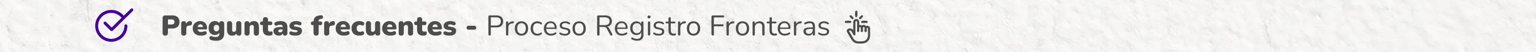 Registro Fronteras