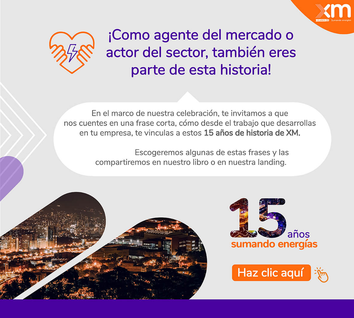 Imagen haz parte de nuestro libro de 15 años