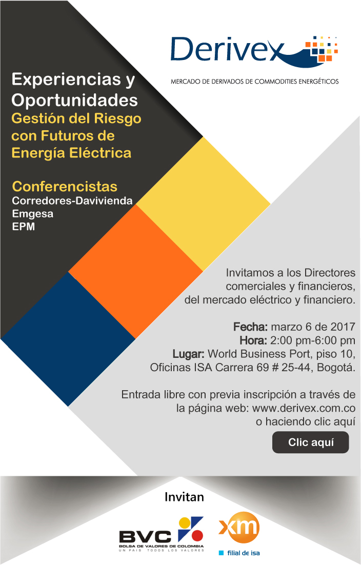 Invitación evento Derivex