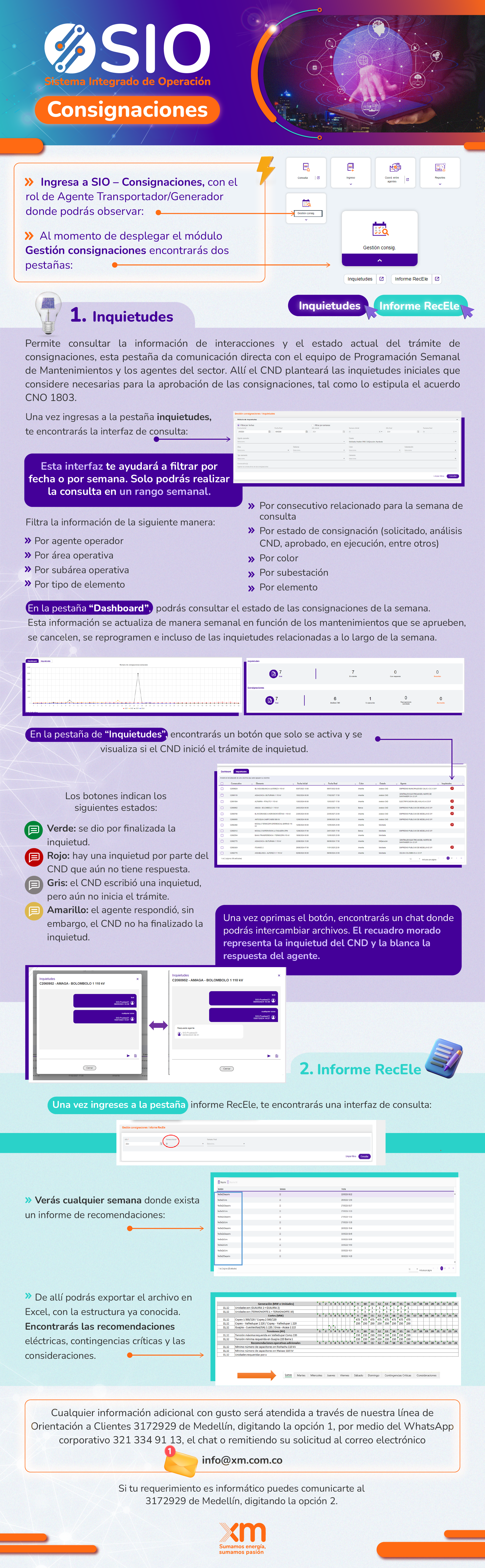Módulo Gestión Consignaciones - SIO