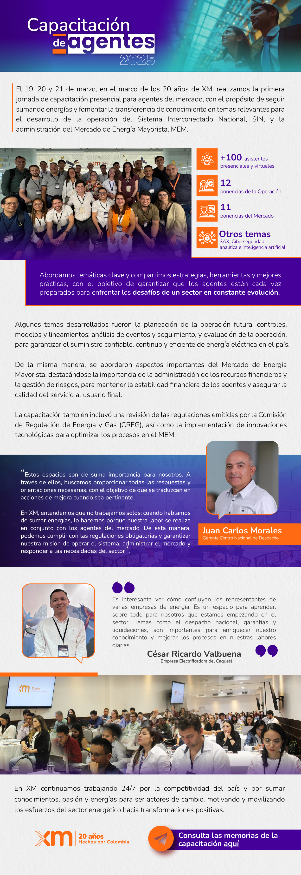 Así vivimos nuestra primera Capacitación de agentes 2025