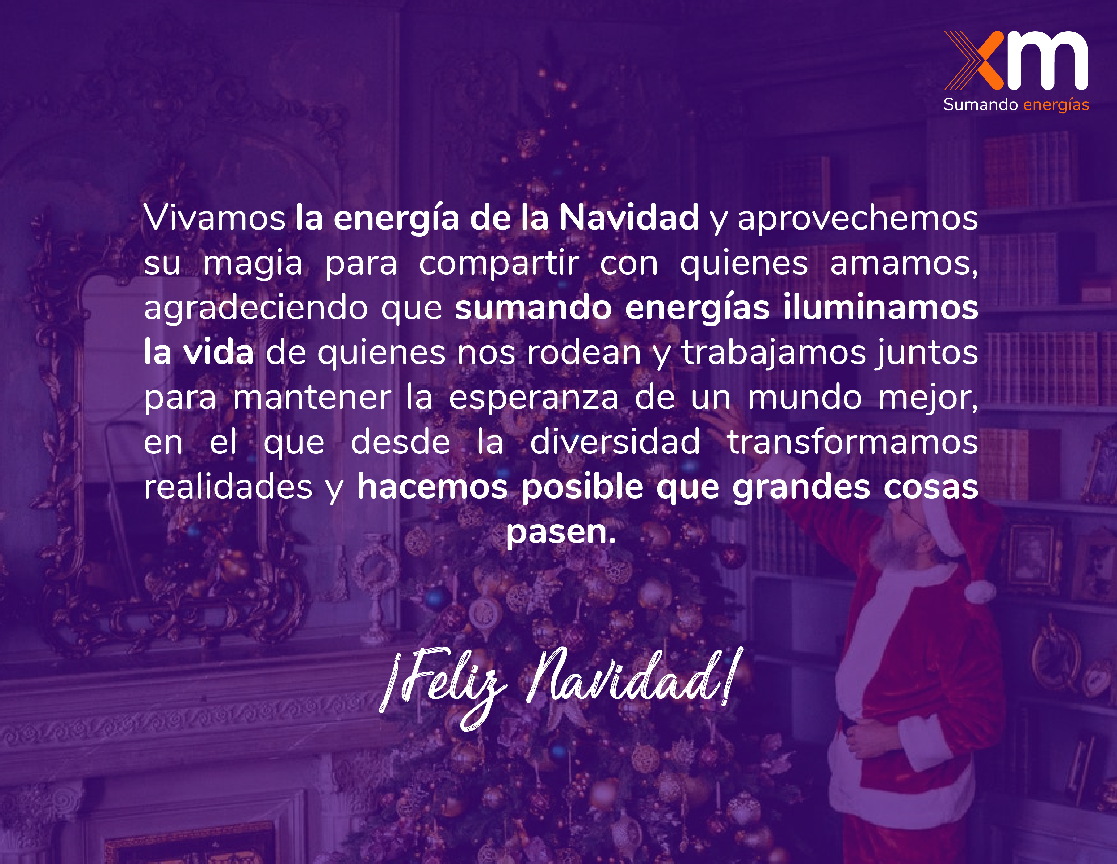 Feliz navidad y próspero 2022