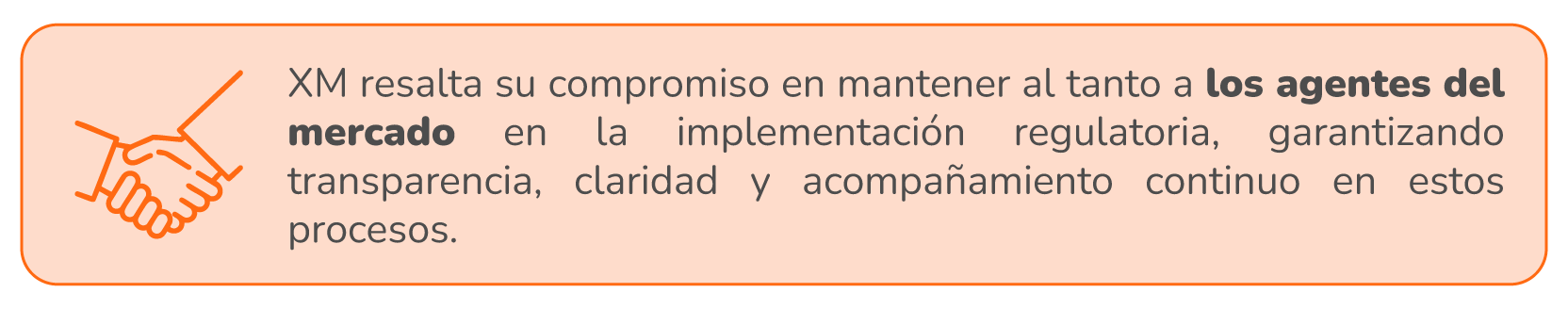 Compromiso XM con los agentes del mercado