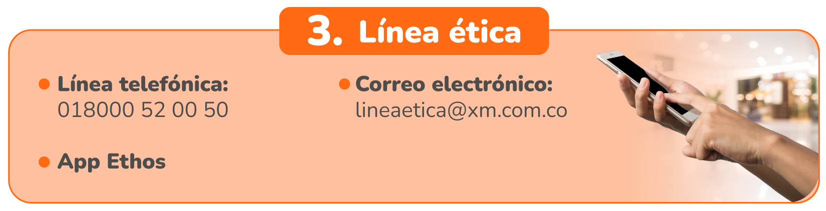 3. Línea ética