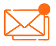 Icono Correo Naranja