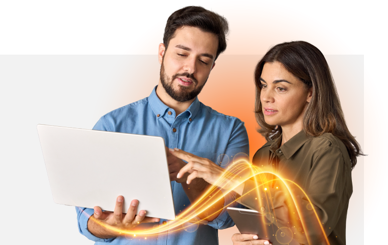 Personas trabajando