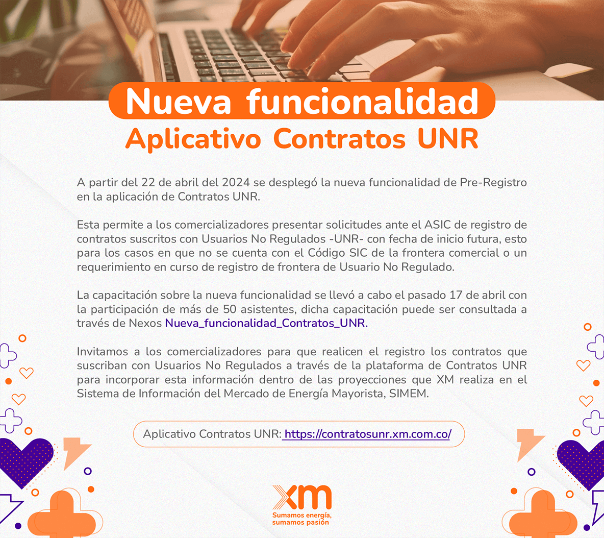 Nueva funcionalidad aplicativo contratos UNR