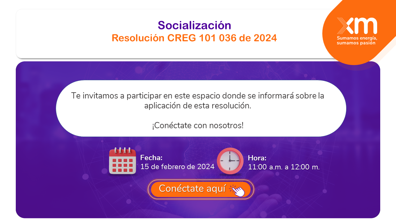 Socialización CREG 101 036 de 2024