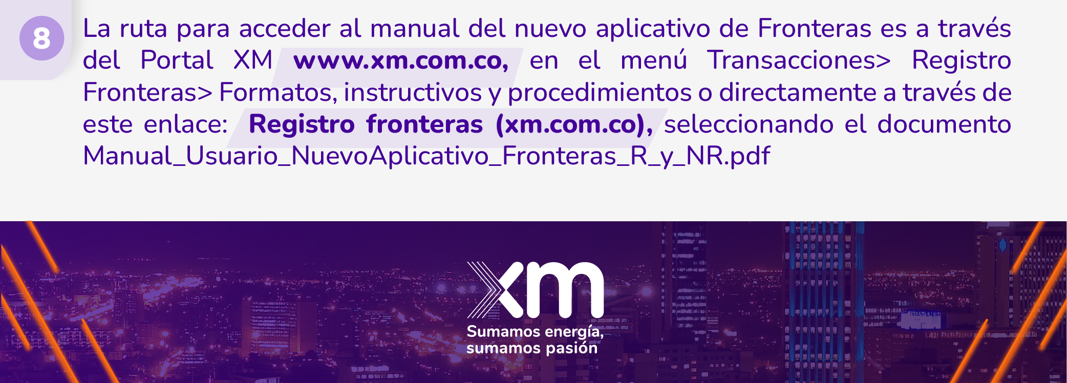 Tips para navegar el nuevo aplicativo - Registro de fronteras