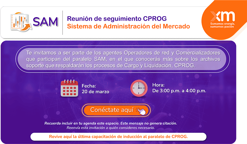 Reunión SAM, CPROG