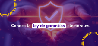 Conoce la ley de garantías electorales.